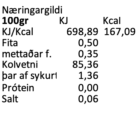 Ísduft - Sítrónusorbet sykurlaus