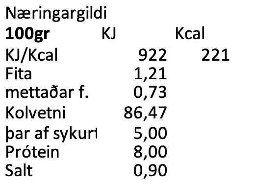 Ísduft - Jarðaberjasorbet sykurlaus m.próteini