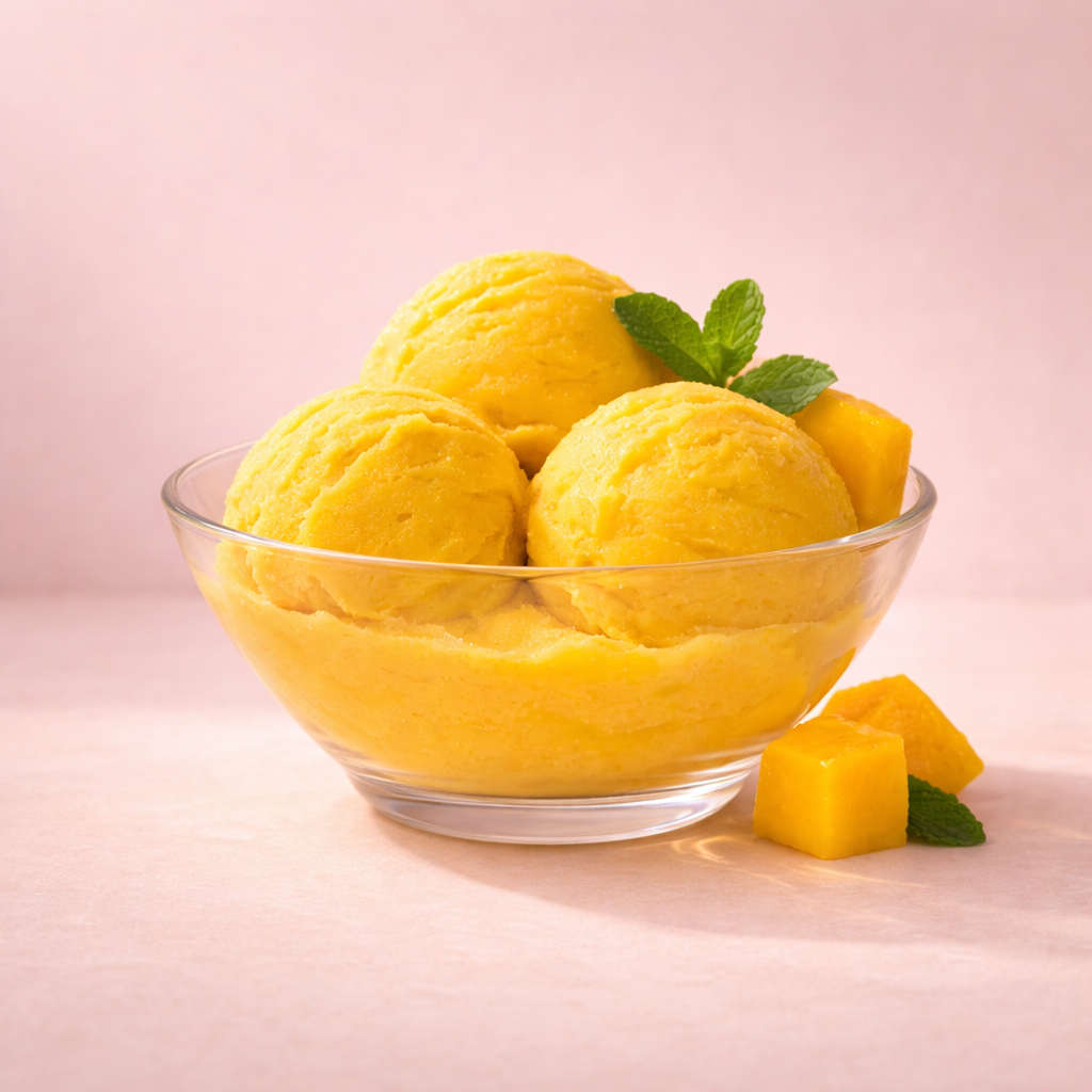 Ísduft - Mangósorbet sykurlaus